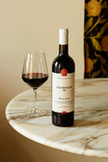 Cremisan Winery Baladi Beit Jala 2024 bottle and glass
